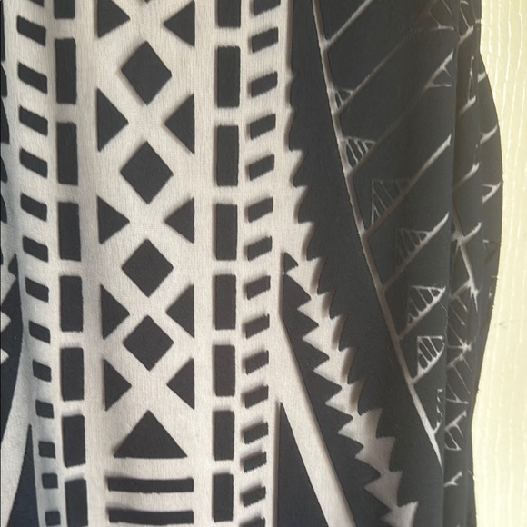 Massimo Black and Tan Halter Sheath Maxi Dress - Picture 4 of 6